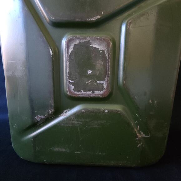 Vintage 1991 Bund 20L 5 Gallon Military Green Jerry Liquid Can Tank by Bellino - Picture 8 of 12